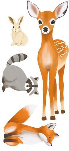 Caselio - Decor Pre Encolle Animaux Les Mini Mondes