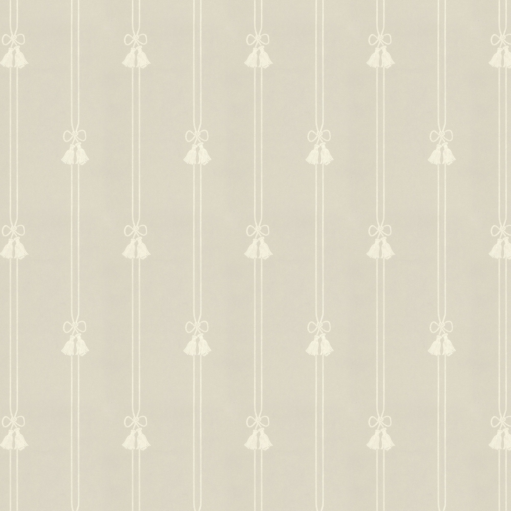 Lim & Handtryck - Snoddar&Tofsar - Grågrön/Vit K37-17