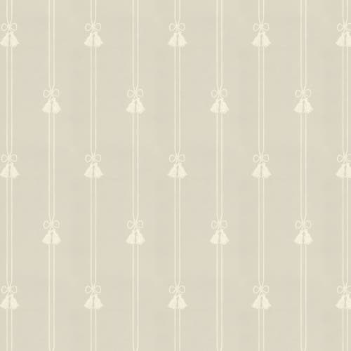 Lim & Handtryck - Snoddar&Tofsar - Grågrön/Vit K37-17