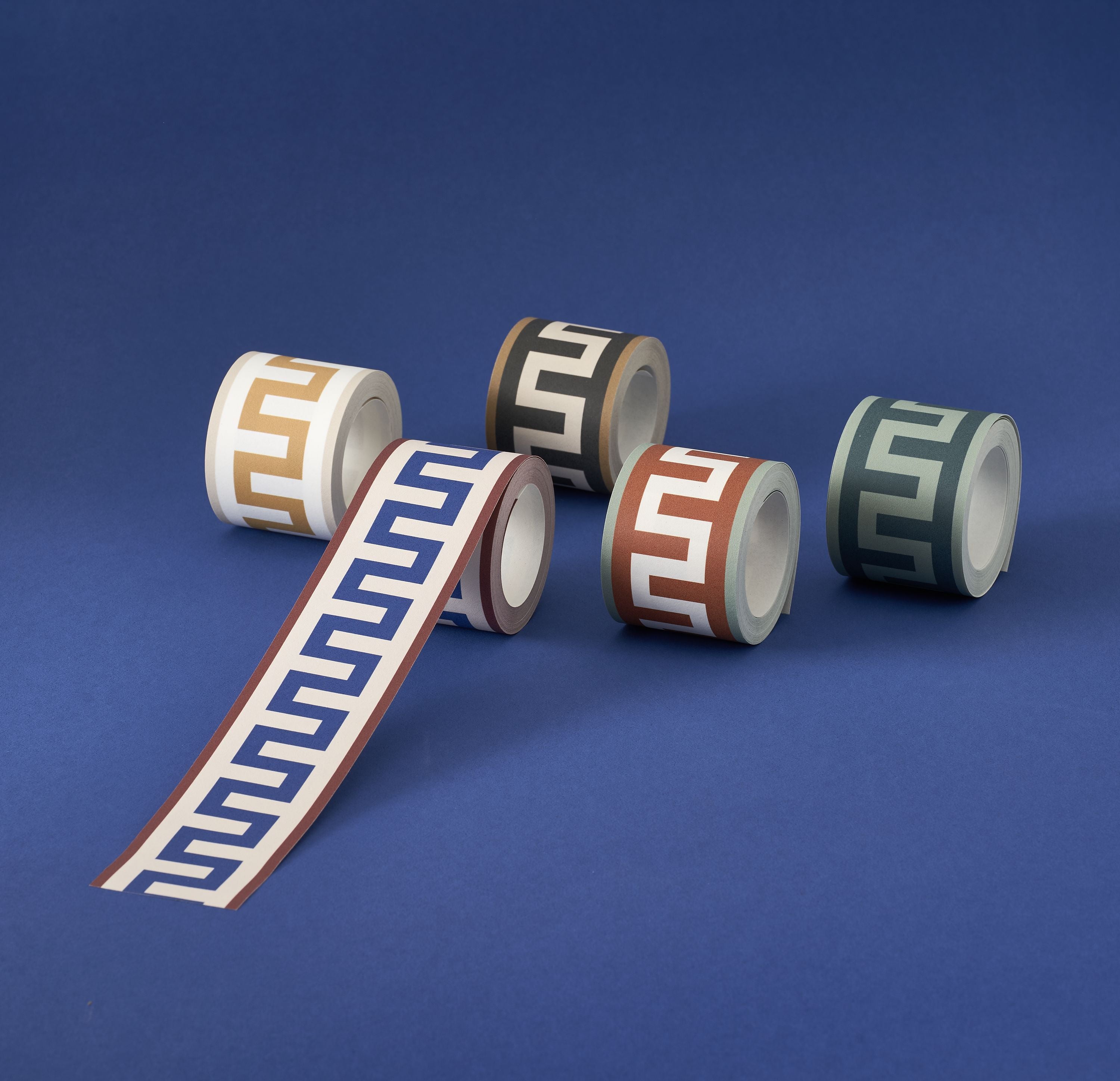 Casadeco - L'Audacieuse Celadon / Bl Galons & Frises