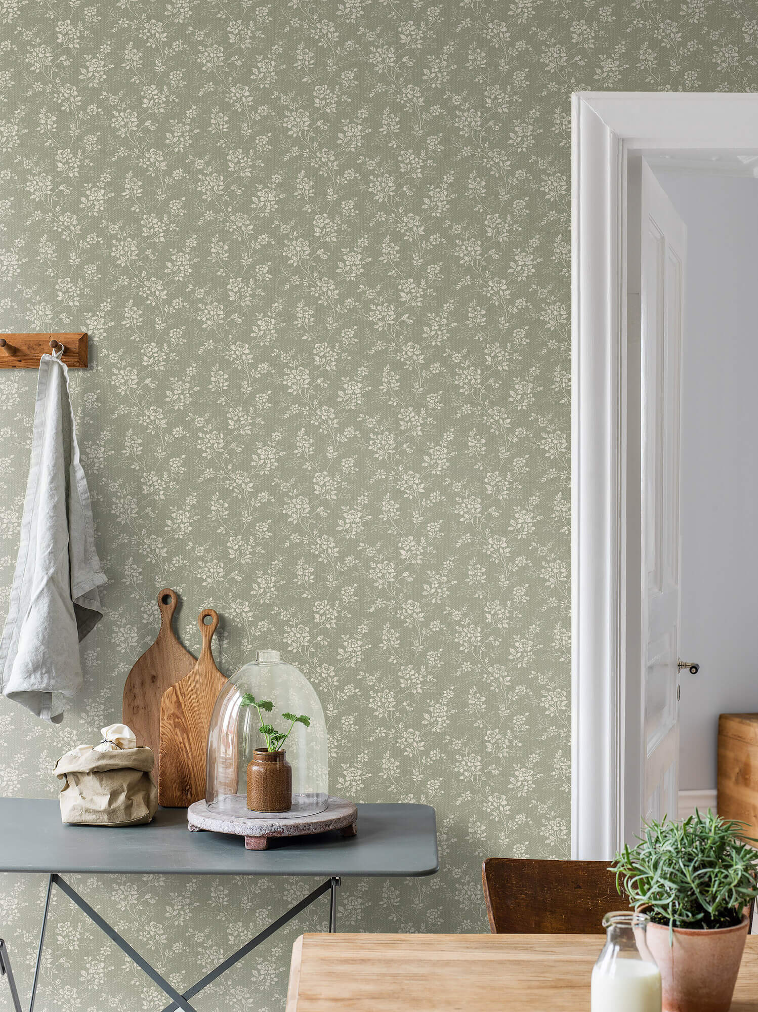 Boråstapeter - Hip Rose 1182, Woodland Wallpapers