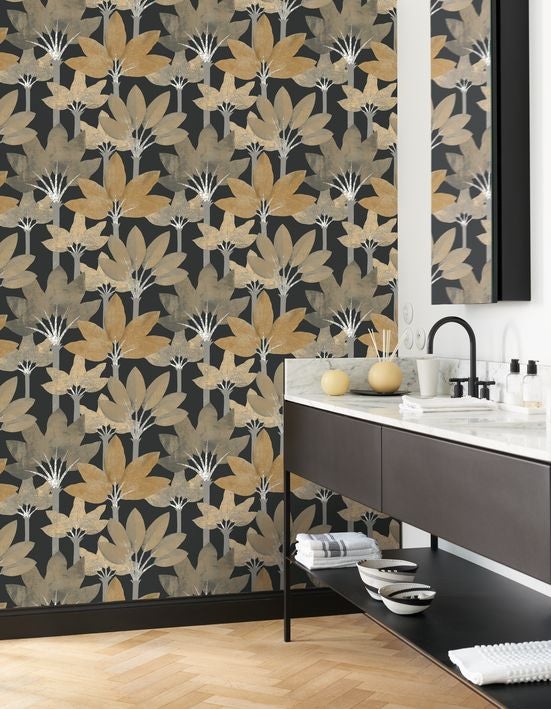 Casadeco - Babel Mordore Noir Babylone Cad