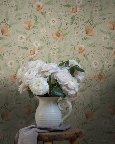 Midbec Tapeter - Trädgårdsblommor