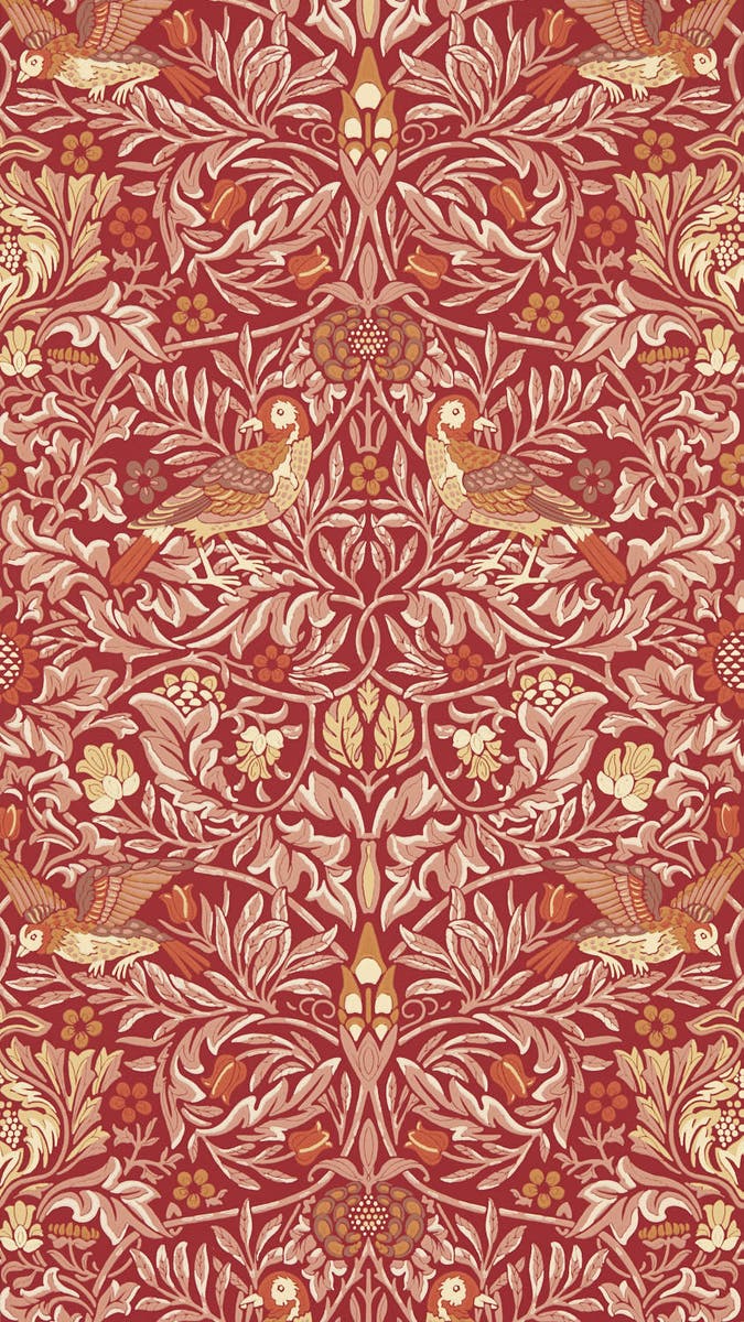 Morris & Co - Bird Madder/Weld Emery Walkers House Wall