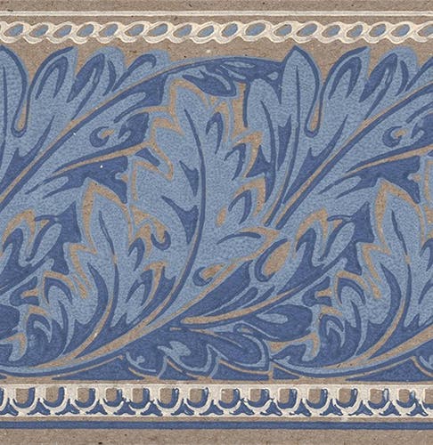 Lim & Handtryck - Viktoria II - Kvist/Blå B14-40