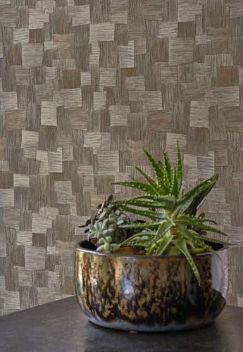 Casadeco - Dura Noir Reglisse Babylone Cad