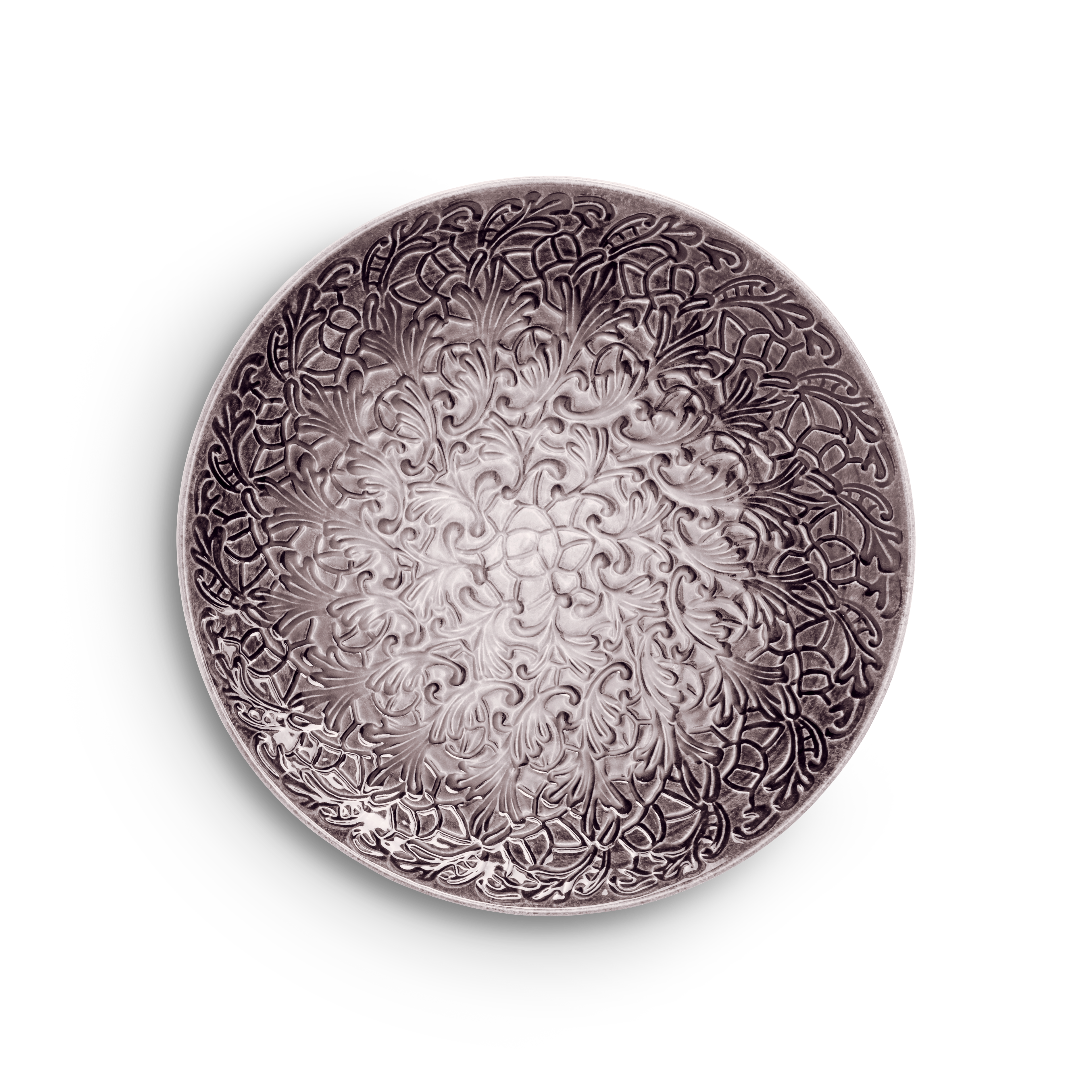 Lace Fat 34 cm Plommon