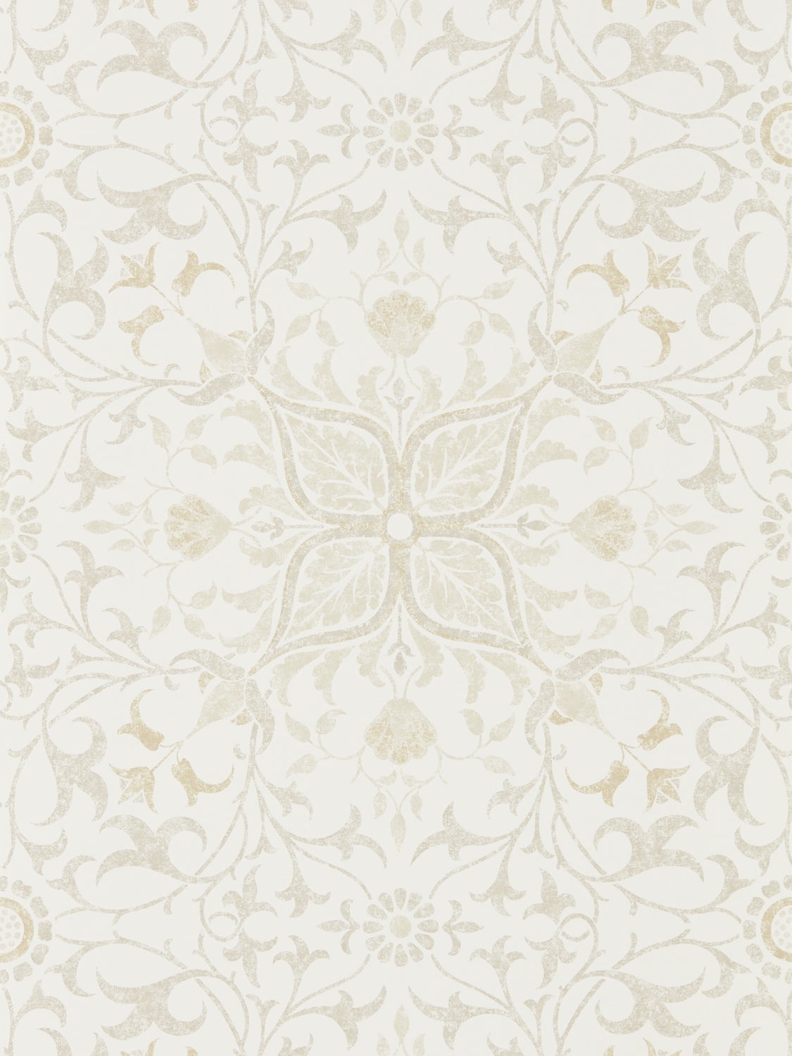 Morris & Co - Pure Net Ceiling Ecru/Lin Morris Pure Wallpapers
