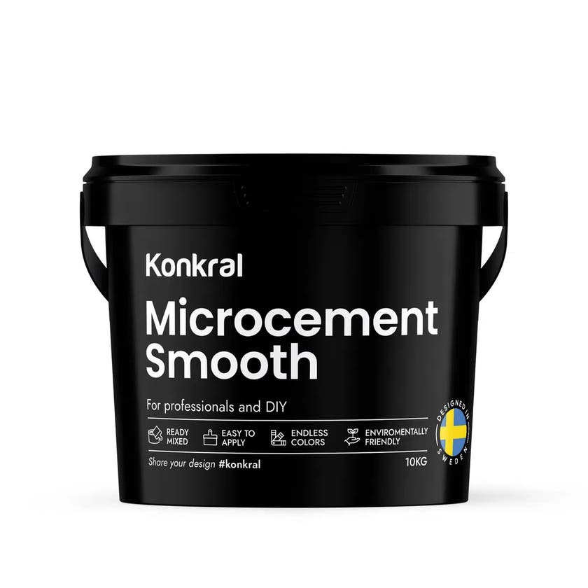 Microcement Smooth - Ofärgad - 10kg