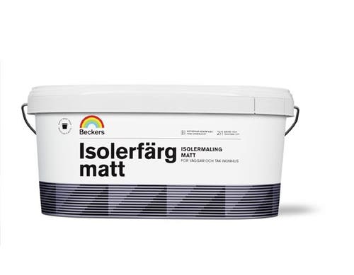 Isolerfärg Matt 10 L Vit