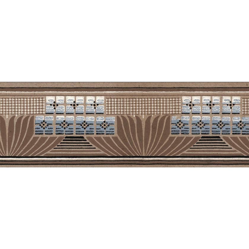 Lim & Handtryck - Wienerjugend - Kvist/Blå B16-40