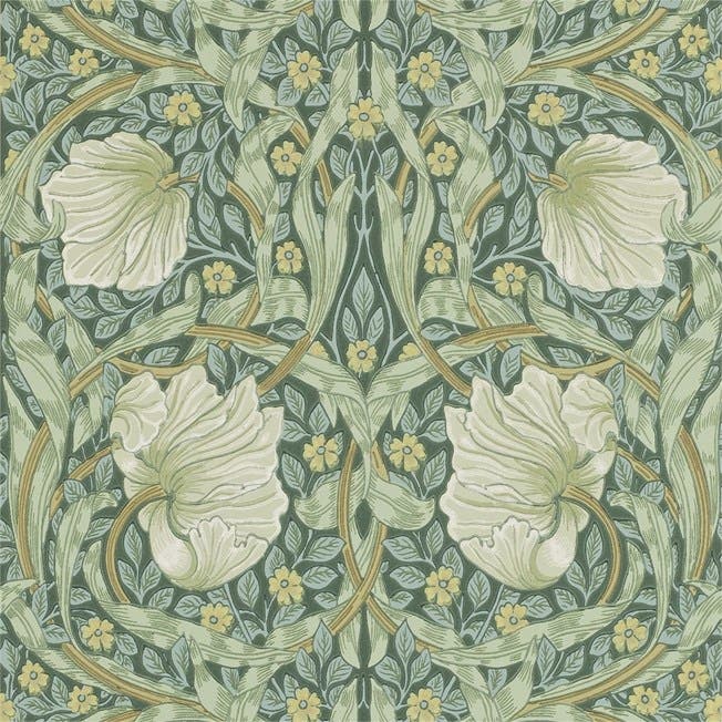 Pimpernel Privet/Slate The Craftsman Wallpapers