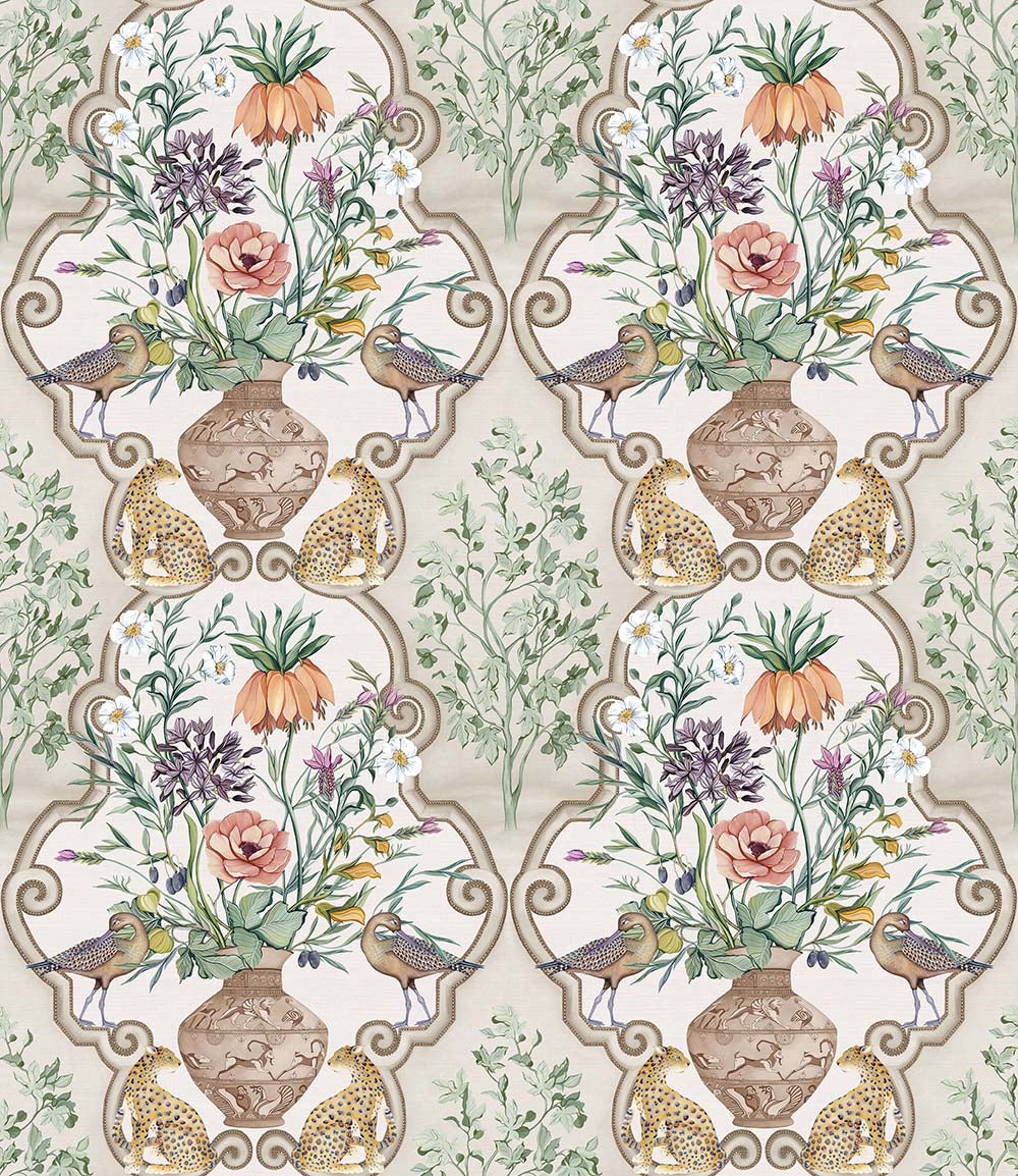 Osborne & Little - Ananda Sundara Linen Coral