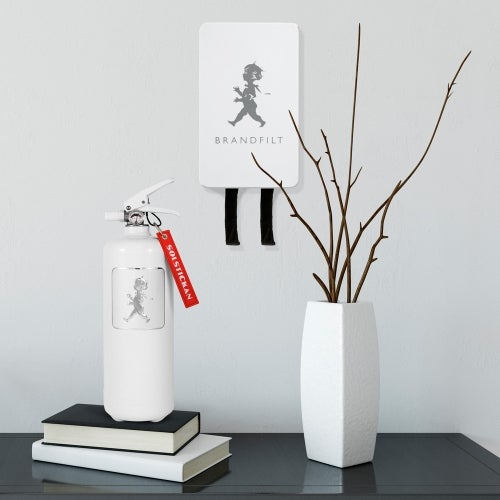 Brandsläckare 2 kg Vit/Silver