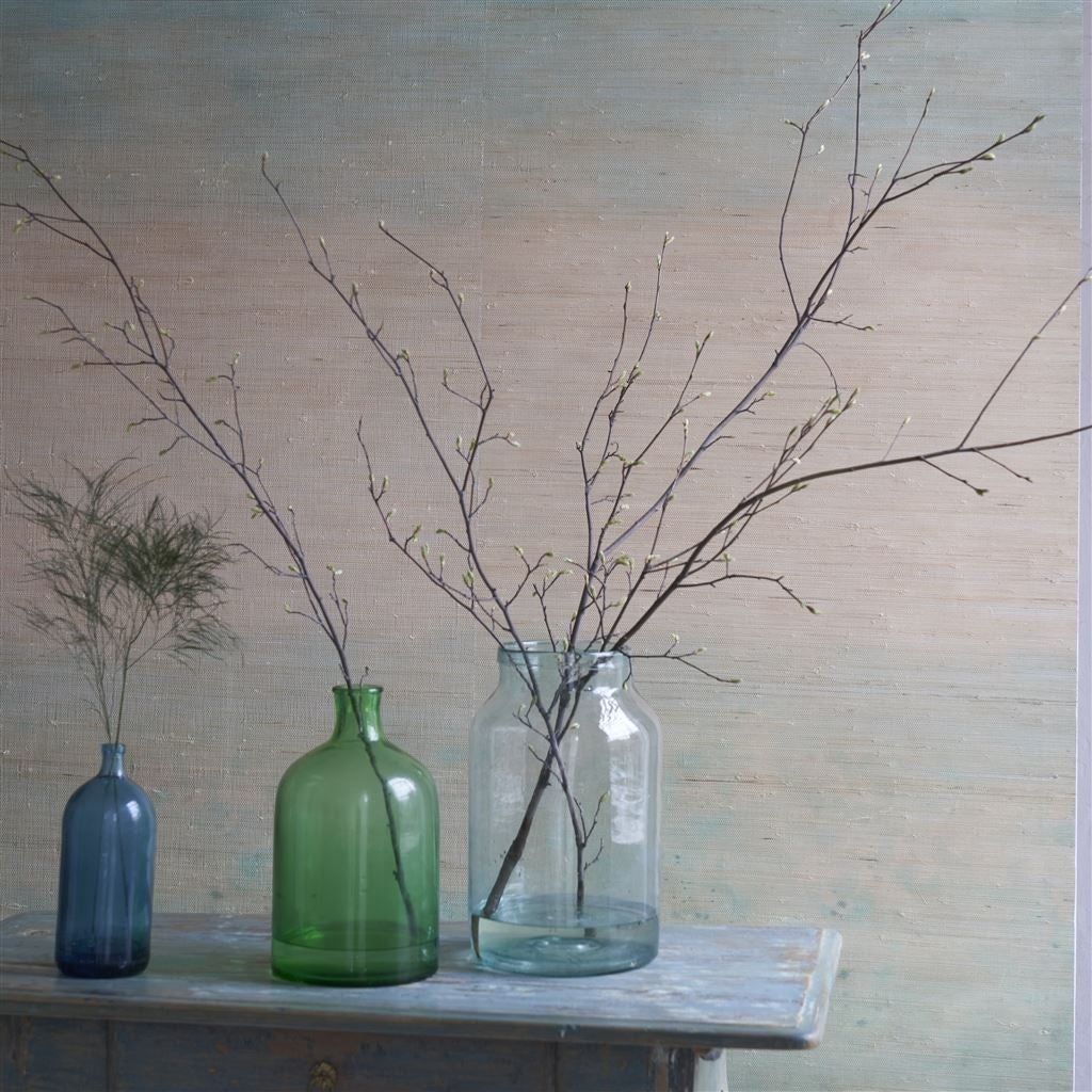 Designers Guild - Scene Aquarelle Grassclot Scenes And Murals III
