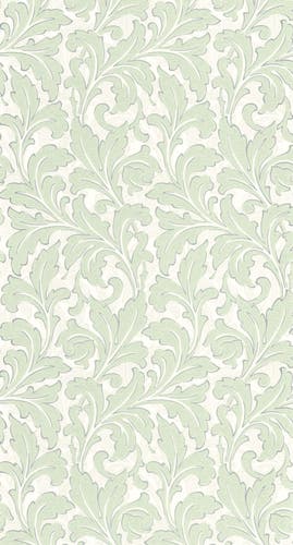 Casadeco - Acanthe Vert Amande Arts & Crafts