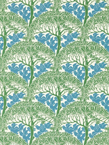 Morris & Co - The Savaric Garden Green Bedford Park Wallpapers