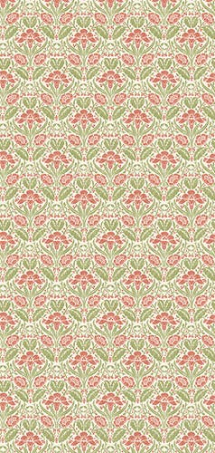 GP&J Baker - Brantwood Iris Meadow Pink Green BW45101-1