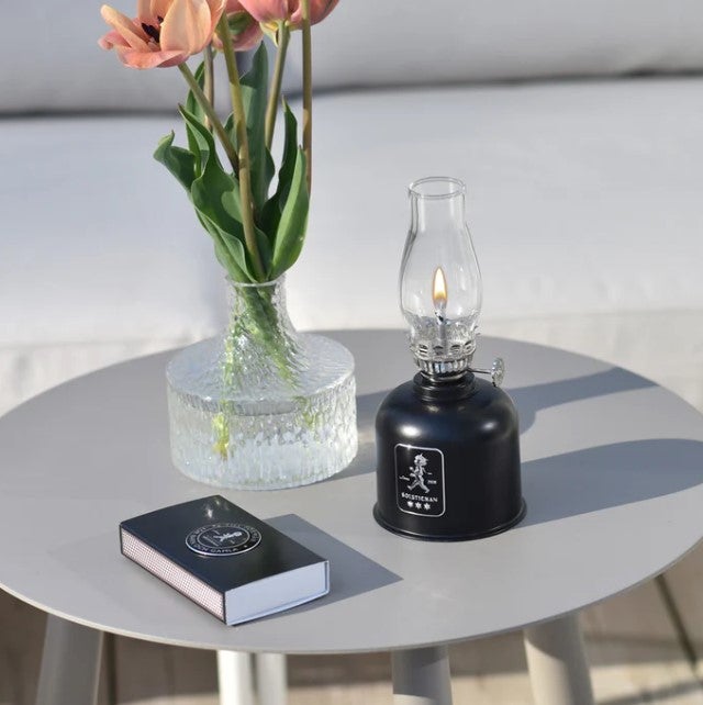 Fotogenlampa Svart/Silver