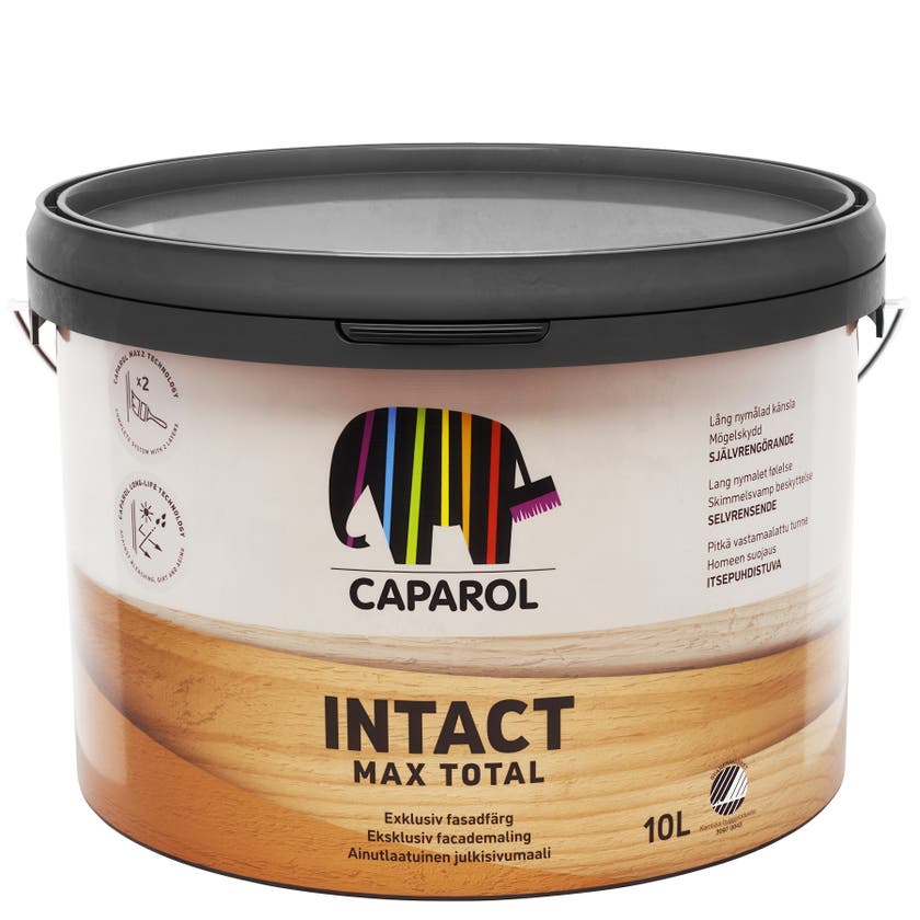 Fasadfärg Intact Max Total 2,85 L Vit-Bas