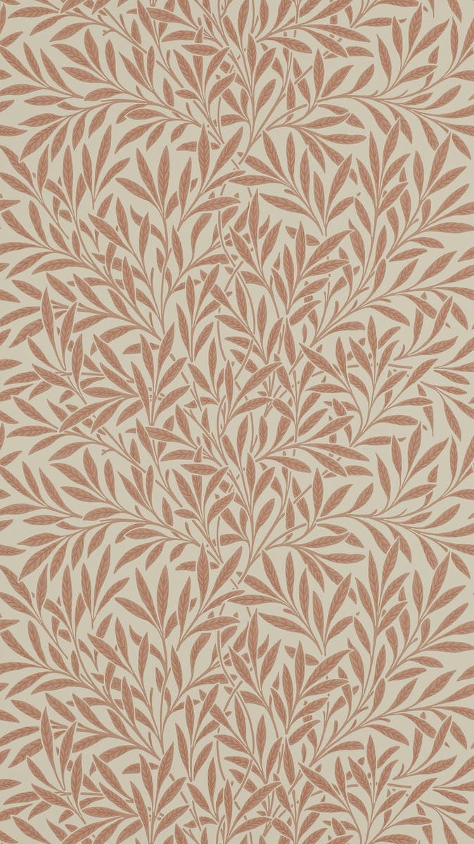 Morris & Co - Willow Russet Morris and Friends Wallpa