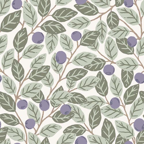 Midbec Tapeter - Blåbär stor