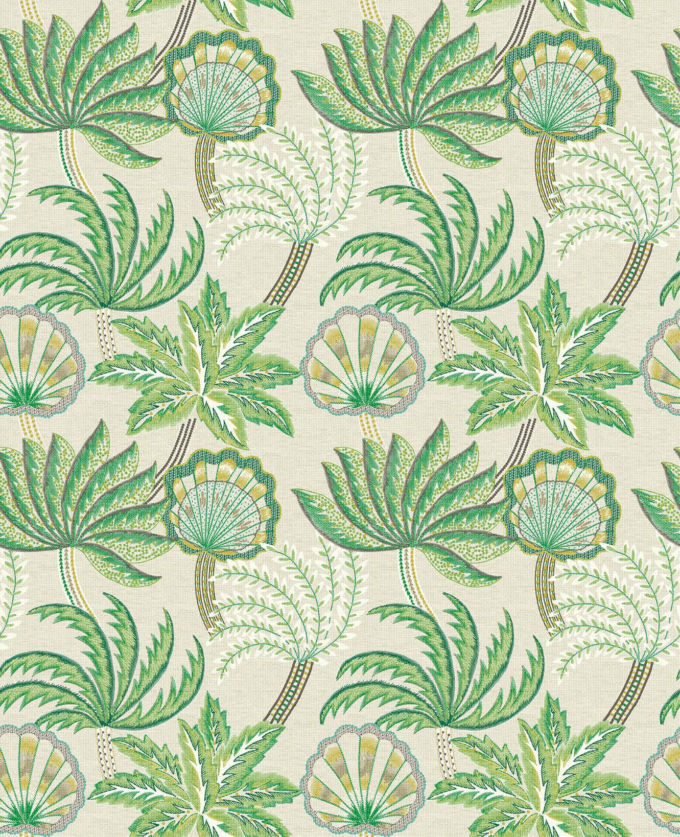 Osborne & Little - Ravenala Irisa Ravenala Emerald.