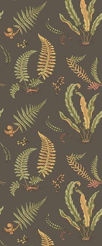 GP&J Baker - Original Ferns Charcoal BW45122-5