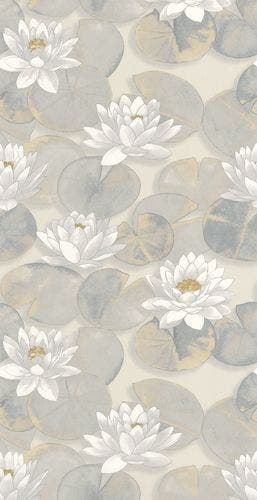 Casadeco - Nymphea Beige Lin Gardens