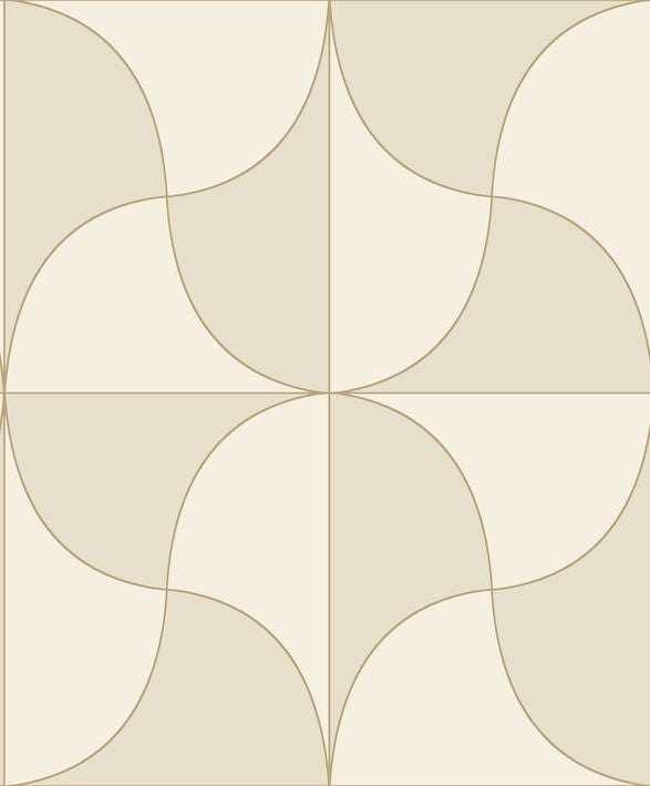 Casadeco - Virevolte Beige Ficelle Alchimie Cad