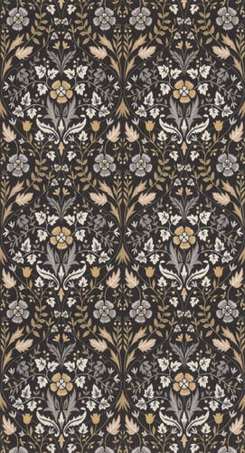 Casadeco - Archibald Noir / Camel Arts & Crafts