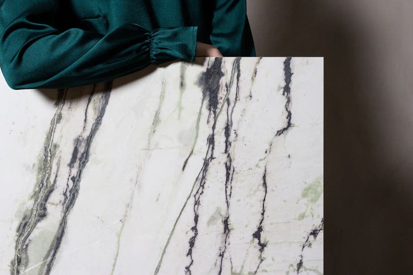 Verde Verde Calacatta Green polerad 60x60 sågad