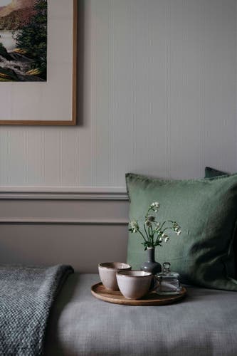 Duro - Arvid, Vit/Vit Småmönstrat