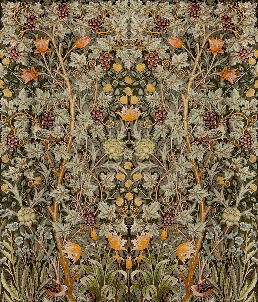 Midbec Tapeter - Vine Embroidery