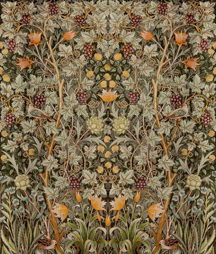 Midbec Tapeter - Vine Embroidery