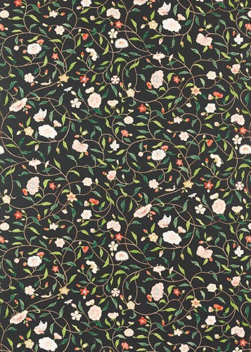 Zoffany - Henrietta`s Trail Vine Bl Arcadian Thames Wallpaper
