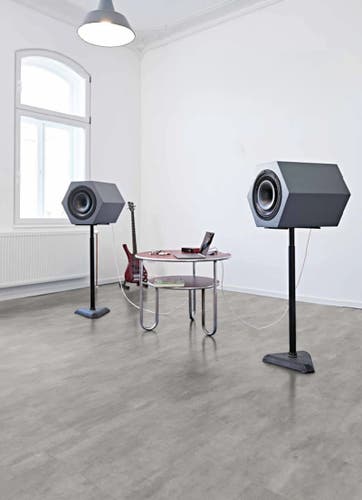 Vinylgolv Floorit - Brick Cement Light sofTEC 8mm