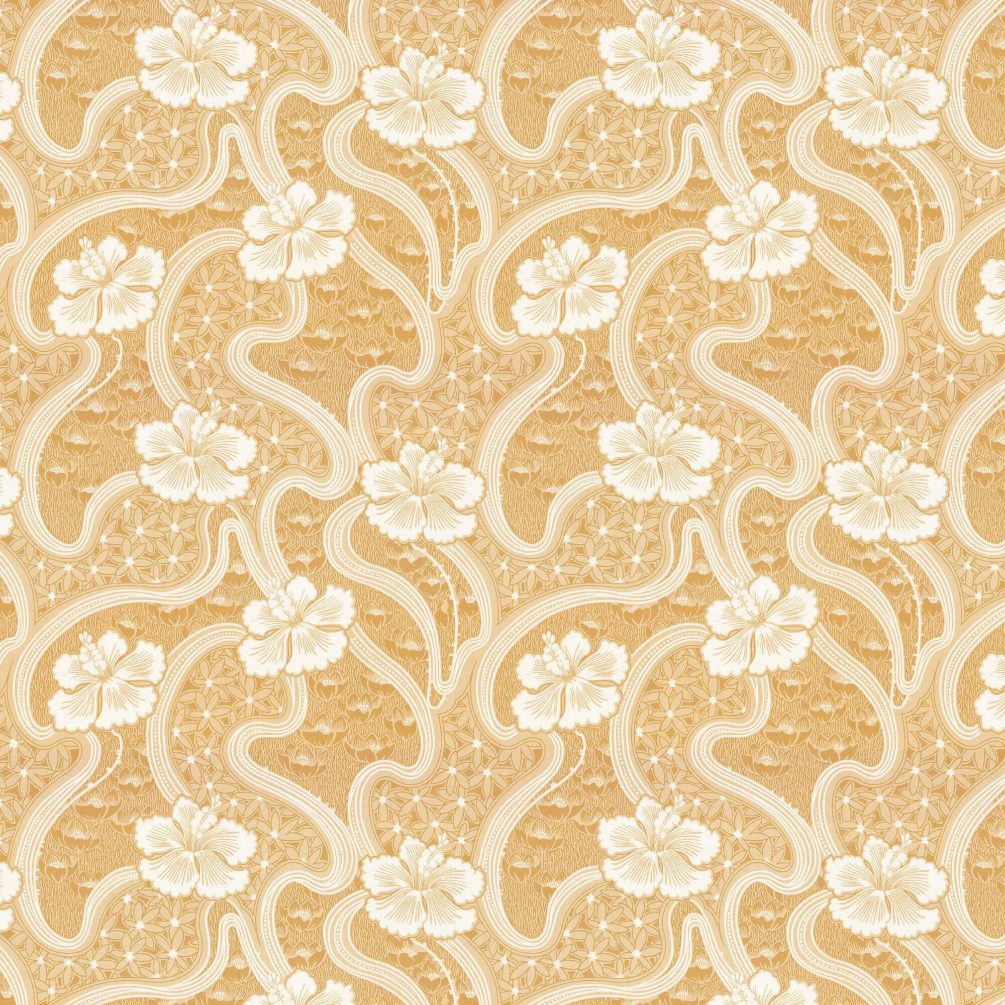 Lim & Handtryck - Tjolöholm - Gul/Vit x131-50