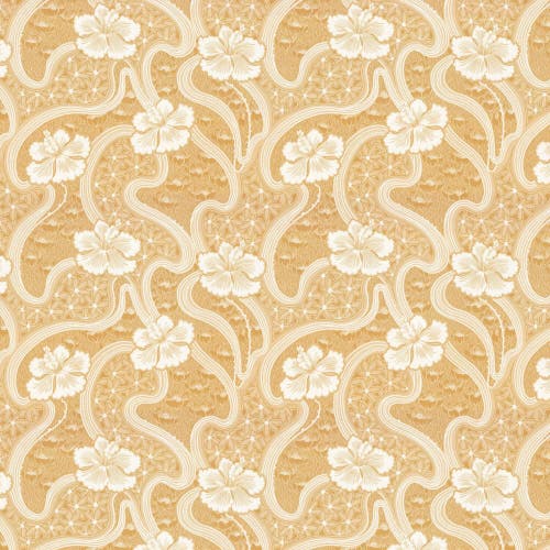 Lim & Handtryck - Tjolöholm - Gul/Vit x131-50