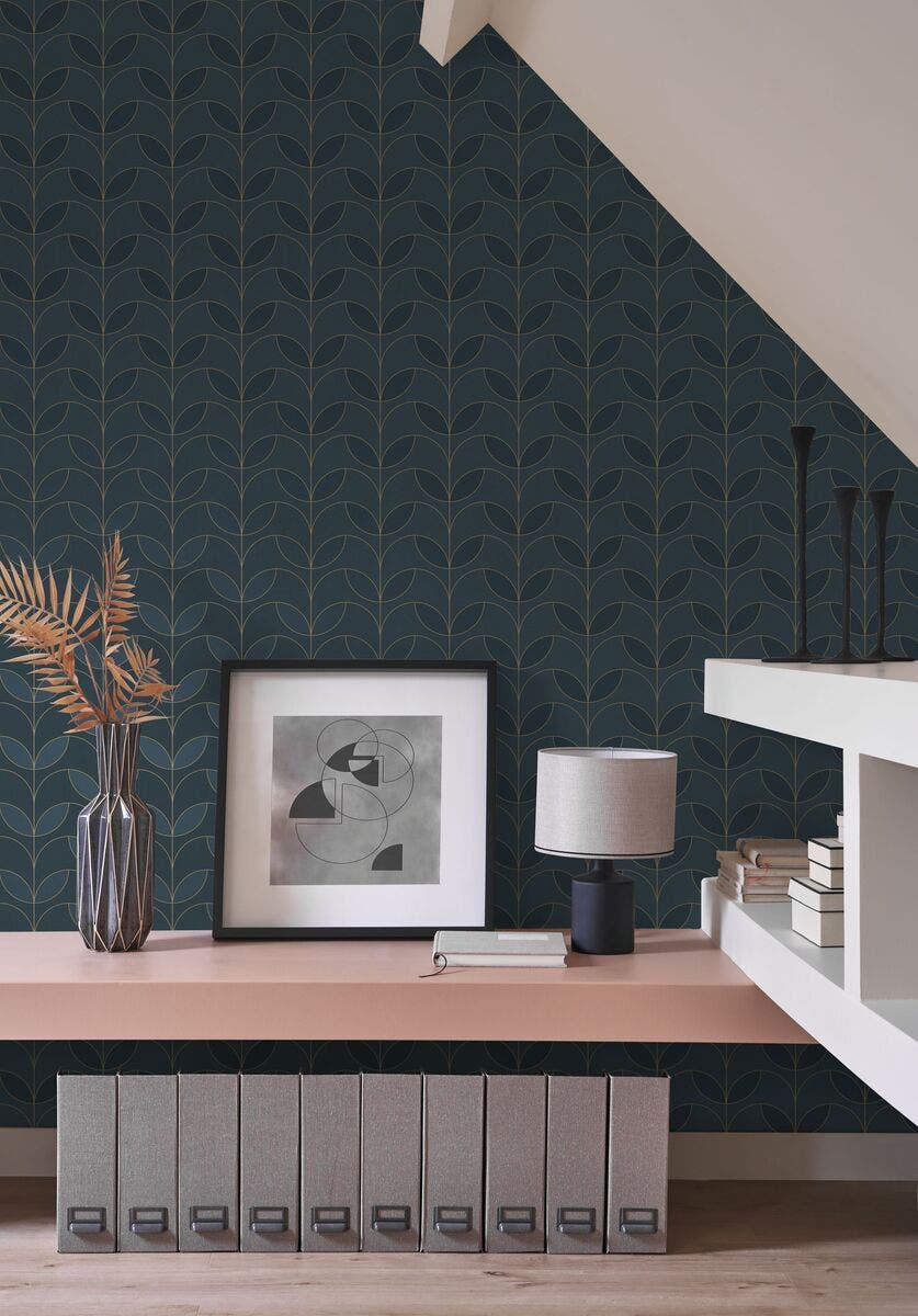 MISTINGUETT BLEU PETROLE ANNEES FOLLES