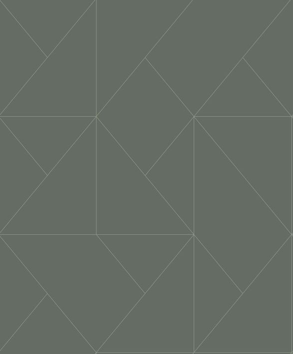 Casadeco - Subtilite Vert Kaki Alchimie Cad