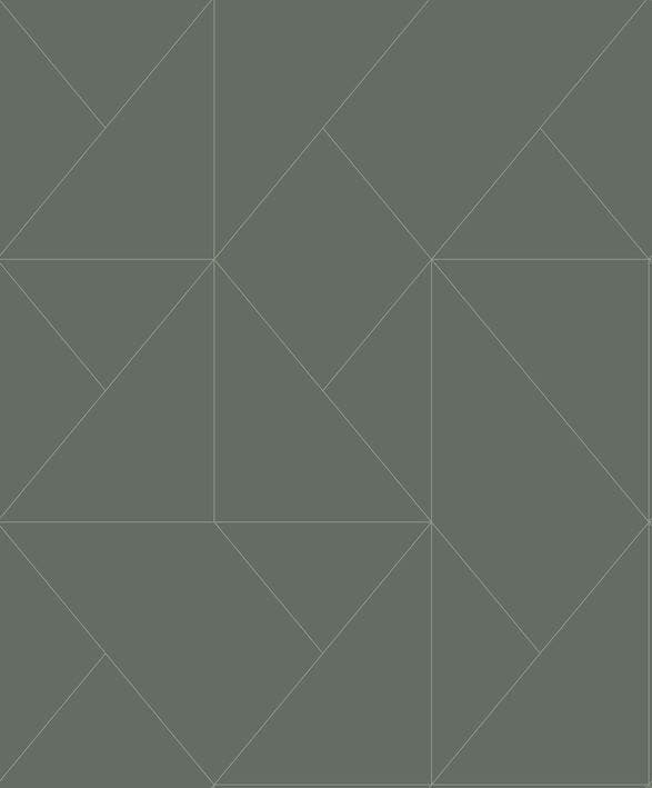 Casadeco - Subtilite Vert Kaki Alchimie Cad