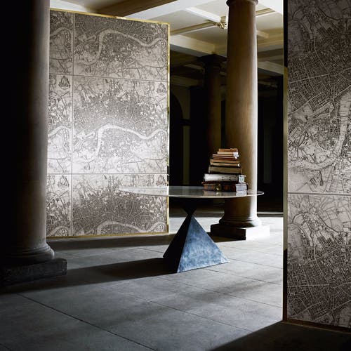 Zoffany - London 1832 Silver Phaedra Wallpapers