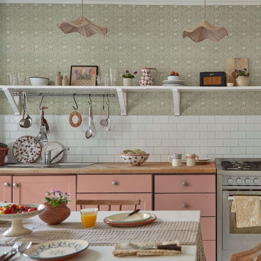 Borage Leafy Arbour Emery Walker`s House Wall