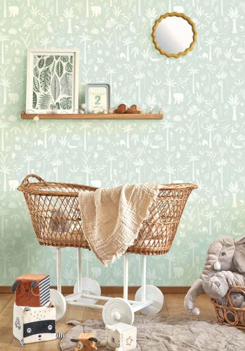 Casadeco - Poetic Jungle Bleu Lagon Once Upon A Time 2