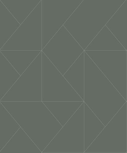 Casadeco - Subtilite Vert Kaki Alchimie Cad