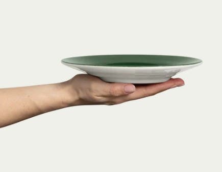 Basic Tallrik Forest Green 21cm