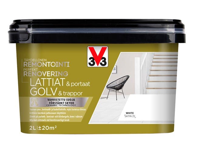 Perfekt Renovering Golv & Trappor 0.75L White