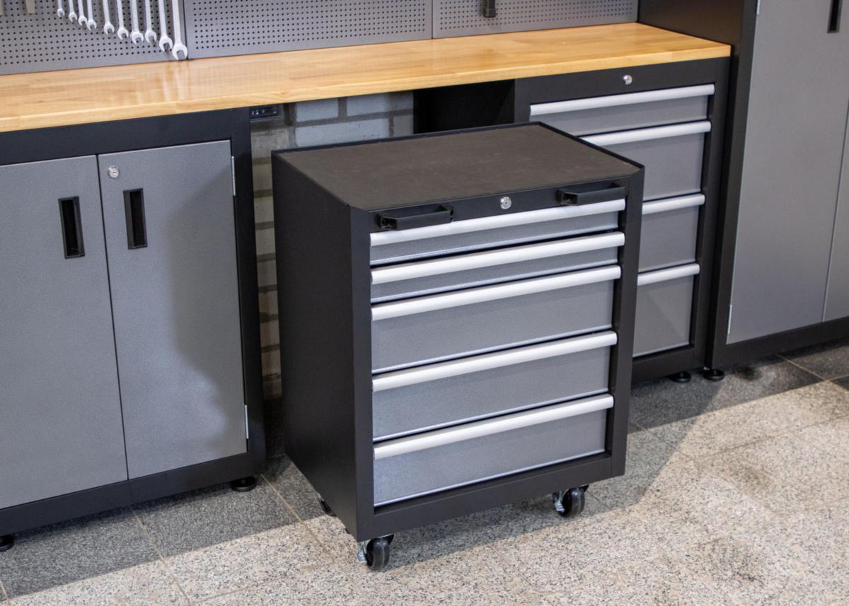 Garageinredning PELA grå/svart