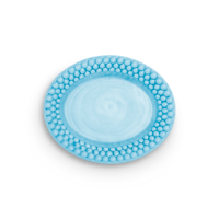 Bubbles Oval Tallrik 20 cm Turkos